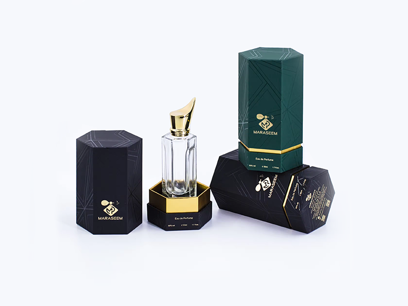 Custom Cosmetic Hexagon Boxes